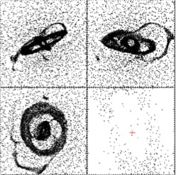 Figure from the project: The influence of central supermassive black holes on major merger remnants