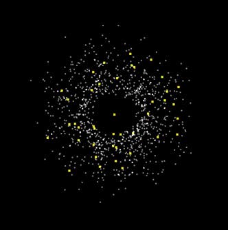 Figure from the project: The Galactic Centre cloud G2 and scattering processes in the young stellar ring