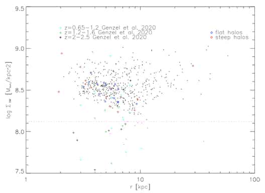 Figure from the project: Cored and Low Density Halos